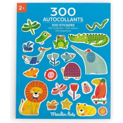 Cahier de 300 stickers Les Toupitis - Loisirs créatifs - Moulin Roty