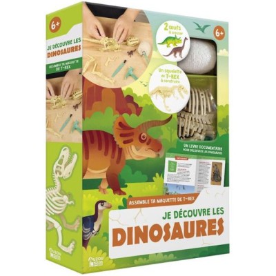 Lab' - Je découvre les dinosaures - Activités et loisirs créatifs - Auzou