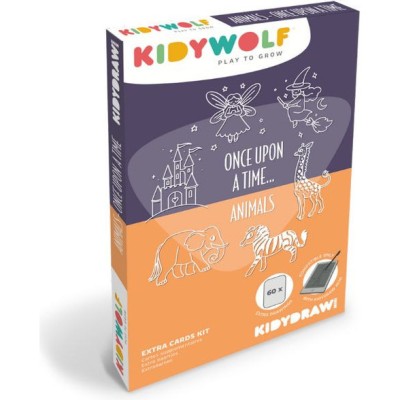 Cartes supplémentaires Kidydraw Mini Il était une fois et Animaux - Kidywolf