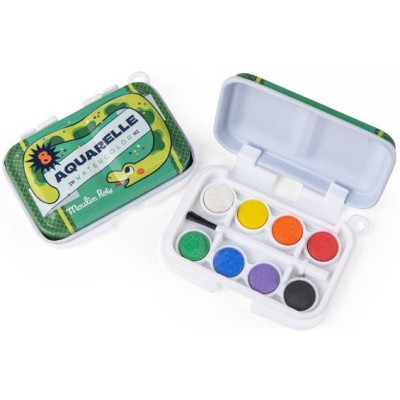 Mini palette aquarelle verte - Papeterie enfant - Moulin Roty