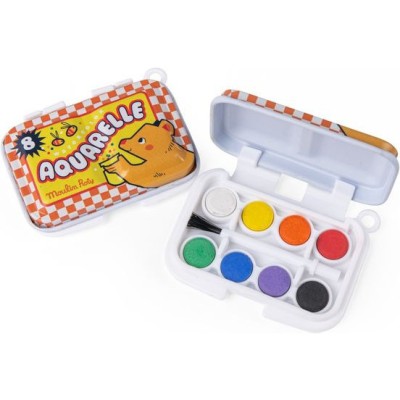 Mini palette aquarelle jaune - Papeterie enfant - Moulin Roty
