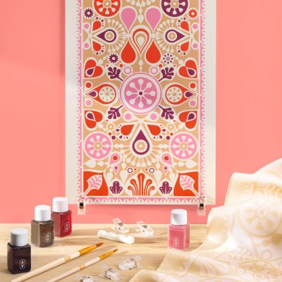 Atelier Grands Augustins 11 : Peinture sur Soie Pétales - Djeco