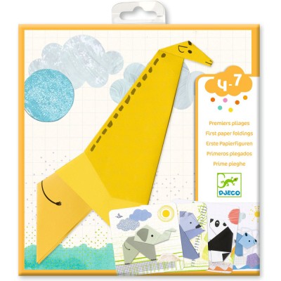 Origamis enfant Premiers pliages - 1, 2, 3… plié ! - Djeco