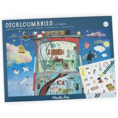 Grand phare avec décalcomanies - Moulin Roty