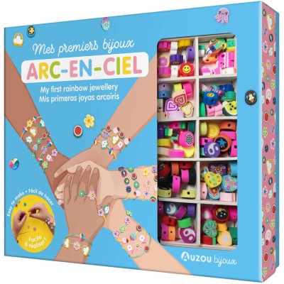 Mes premiers bijoux arc-ciel - Activités et loisirs créatifs - Auzou
