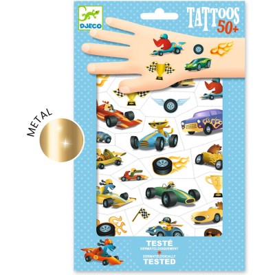 Tatouages enfant Bolides - Djeco