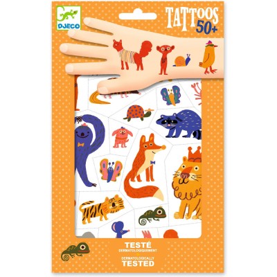 Tatouages enfant Funny Animals - Djeco