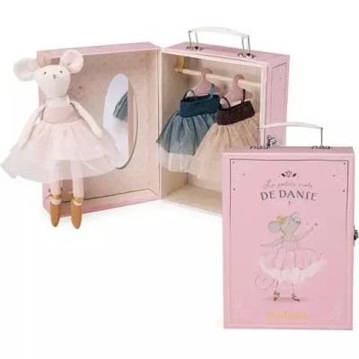 Valise souris à tutus La petite école de danse - Moulin Roty