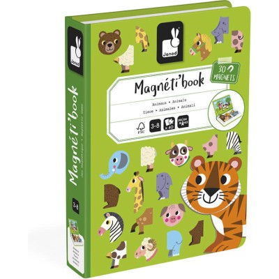 Magnéti'book animaux, 30 magnets : Jeux éducatifs magnétiques - Janod