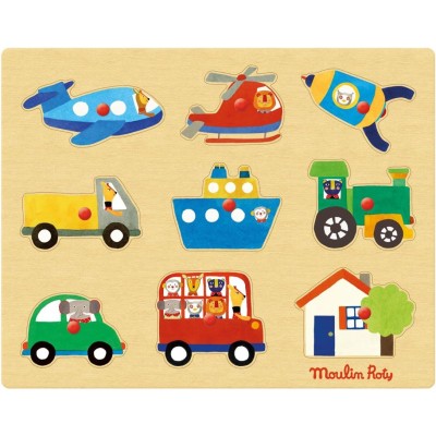 Puzzle des transports Les Popipop - Moulin Roty