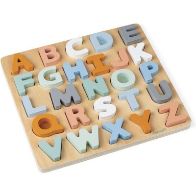 Puzzle Alphabet Sweet Cocoon - bois - : Puzzles en bois premier âge - Janod