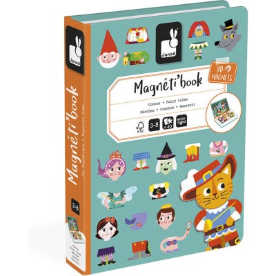 Magnéti'book Contes, 30 magnets : Jeux éducatifs magnétiques - Janod