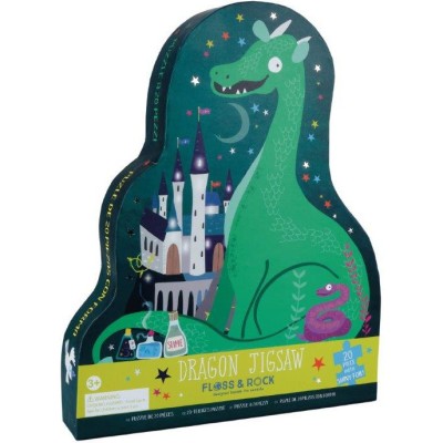 Puzzle Dragon envoûté 20 pièces - enfant - Floss & Rock -40%