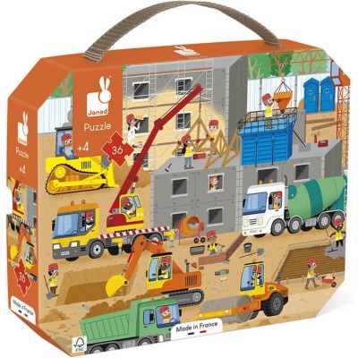 Puzzle Chantier - 36 pcs - Janod