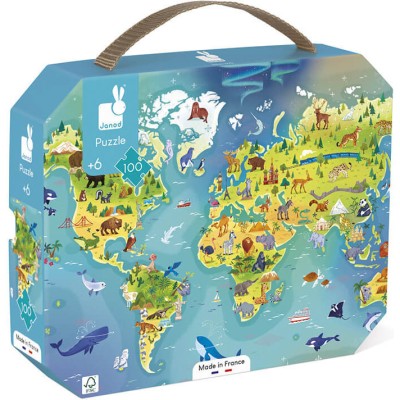 Puzzle 100 pieces - Puzzle enfant 6 ans, jouet enfant 6 ans - Janod