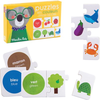 Puzzles Les couleurs Les Popipop - Puzzle éducatif - Moulin Roty