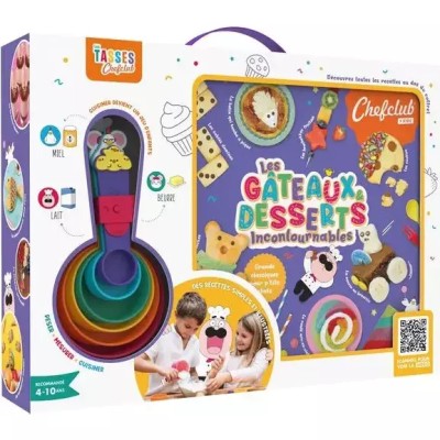 Coffret - Les gâteaux et desserts incontournables - Chefclub - Chefclub Kids