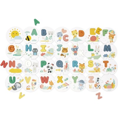 Alphabet puzzle bébé - Motricité, lettres, enfant 2 ans - Janod
