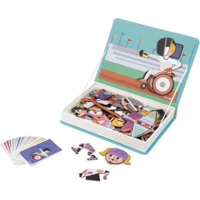 Magnéti'book : Jeu magnétique Sports enfant dès 3 ans - Janod