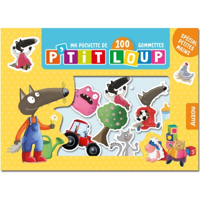 Ma pochette 100 gommettes p'tit loup - Activités et loisirs créatifs - Auzou