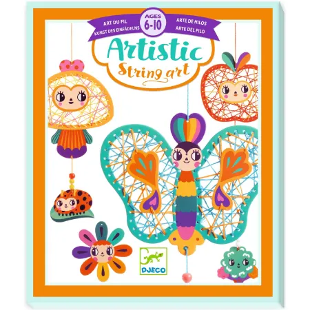 Kit artistique : art du fil : le jardin - Djeco