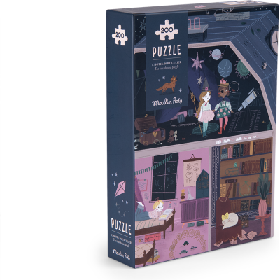 Puzzle 200 pièces l'hôtel particulier Les Parisiennes - Moulin Roty