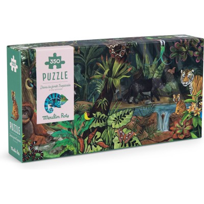 Puzzle 350 pièces dans la forêt tropicale - Moulin Roty