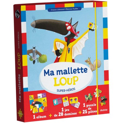 Ma mallette loup super-héros - Activités et loisirs créatifs - Auzou