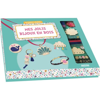 Ma boîte à bijoux - Mes jolis bijoux en bois - Activités et loisirs créatifs - Auzou