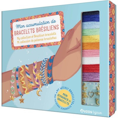 Ma boîte à bijoux - Mon accumulation de bracelets brésiliens - Activités et loisirs créatifs - Auzou
