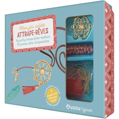 Mon superbe bijou - Mon joli collier attrape-rêves - Activités et loisirs créatifs - Auzou