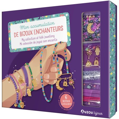 Ma boîte à bijoux - Mon accumulation de bijoux enchanteurs - Activités et loisirs créatifs - Auzou