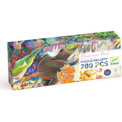 Puzzle Gallery - Woods music Band - 200 pièces - Djeco - Jeux classiques