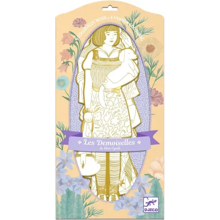 Coloriage Mode : Les Demoiselles Scout & ses amies - Djeco