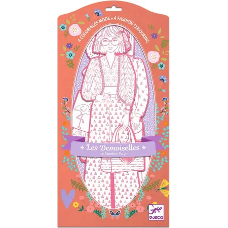 Coloriage Mode : Les Demoiselles Nina & ses amies - Djeco