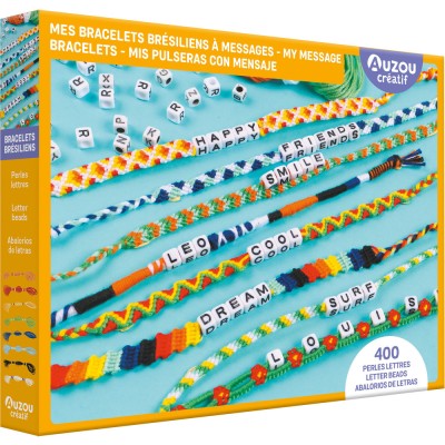 Mon coffret d'artiste - Mes bracelets brésiliens à messages - Activités et loisirs créatifs - Auzou