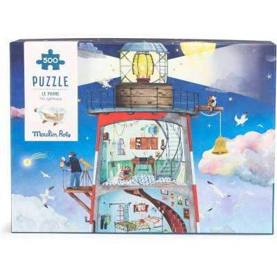Puzzle - Phare - 500 pièces - Jeux classiques - Moulin Roty