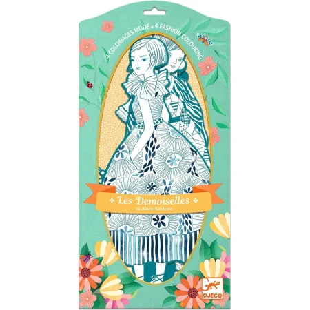 Coloriage Mode : Les Demoiselles Rebekka & ses amies - Djeco