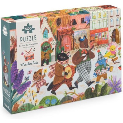 Puzzle - La fête du Printemps - 500 pièces - Jeux classiques - Moulin Roty