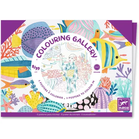 Posters à colorier : colouring gallery : japon - Djeco