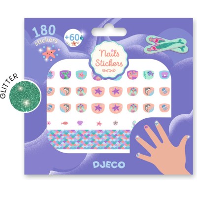 Autocollants pour les ongles Douceur marine - Nails Stickers - Djeco