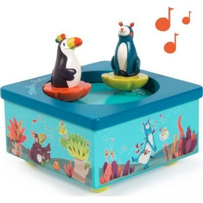 Boite à musique Moulin Roty - "Dans la Jungle"