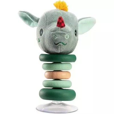 Hochet Joe le dragon à fixer avec ventouse - Lilliputiens