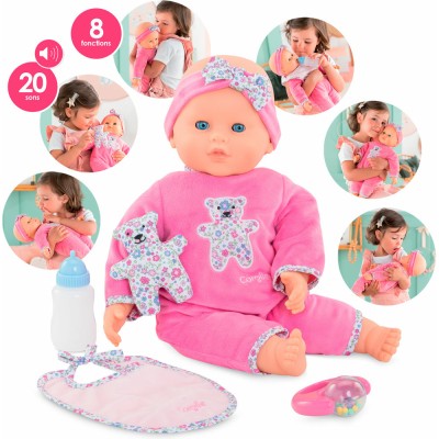 Poupon mon grand poupon interactif :lucille - Corolle