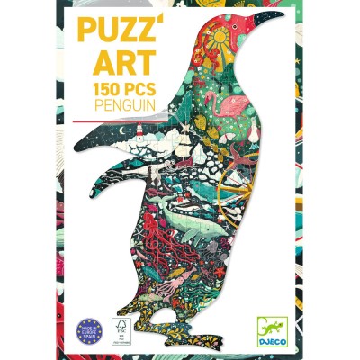 Puzzle Penguin - 150 pièces - Puzz'Art - Djeco