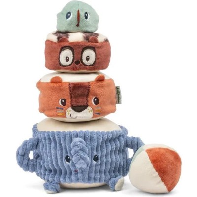 Pyramide sonore en tissu à empiler - Dès 12 mois - Jouet à empiler - Lilliputiens