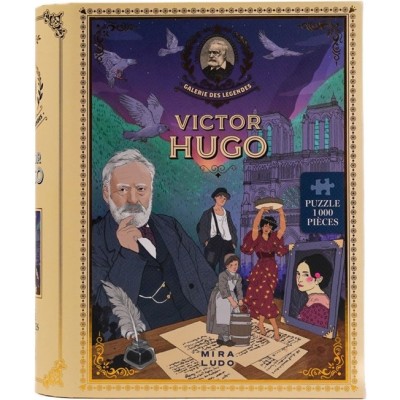 Puzzle - Galerie des Légendes: Victor Hugo - 1000 pièces - Jeux classiques