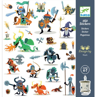 Stickers : chevaliers - Djeco