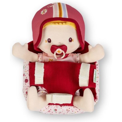 Poupée en tissu et siège vélo Lena - Poupon en tissu et accessoires - Lilliputiens