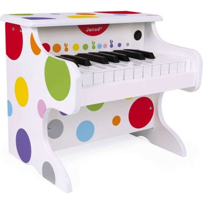 Mon premier piano électronique Confetti - bois - : Jouets d'imitation - Janod